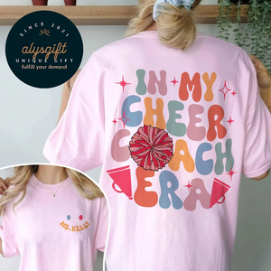 In My Cheer Coach Era Shirt, Cheer Mom Shirt, Cheer Coach Tee, Cheerleader Shirt, Cheerleading Shirt, Cheer Gift, Best Cheerleader Mama