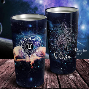 12 Astrology Zodiac Personalized Tumbler - Astrology Sign Gift, Stainless Tumbler