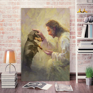 God And Dachshund - Dachshund Lover, God Canvas, Dachshund lover Canvas