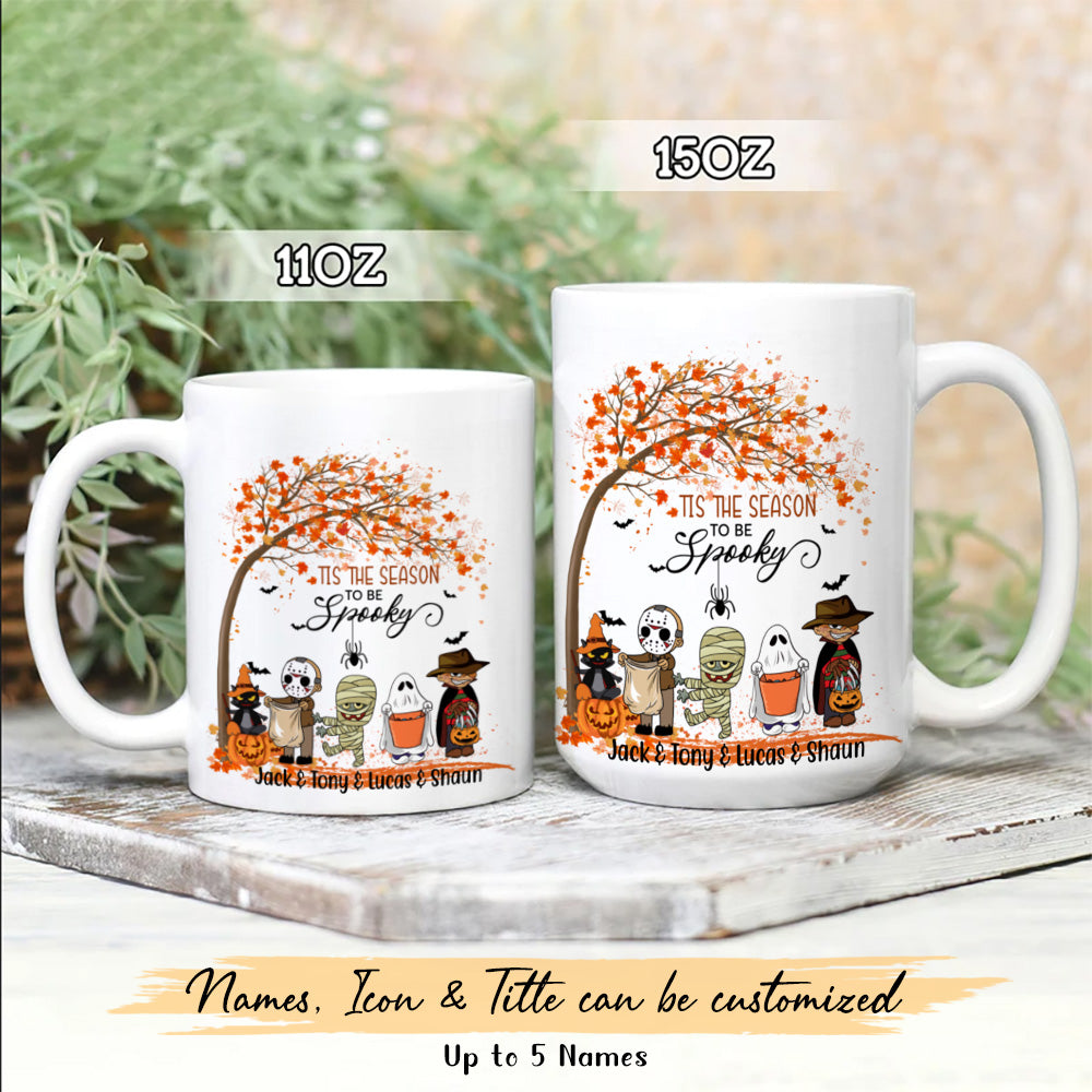 Its the season to be spooky Mug Halloween, Personalized Mug