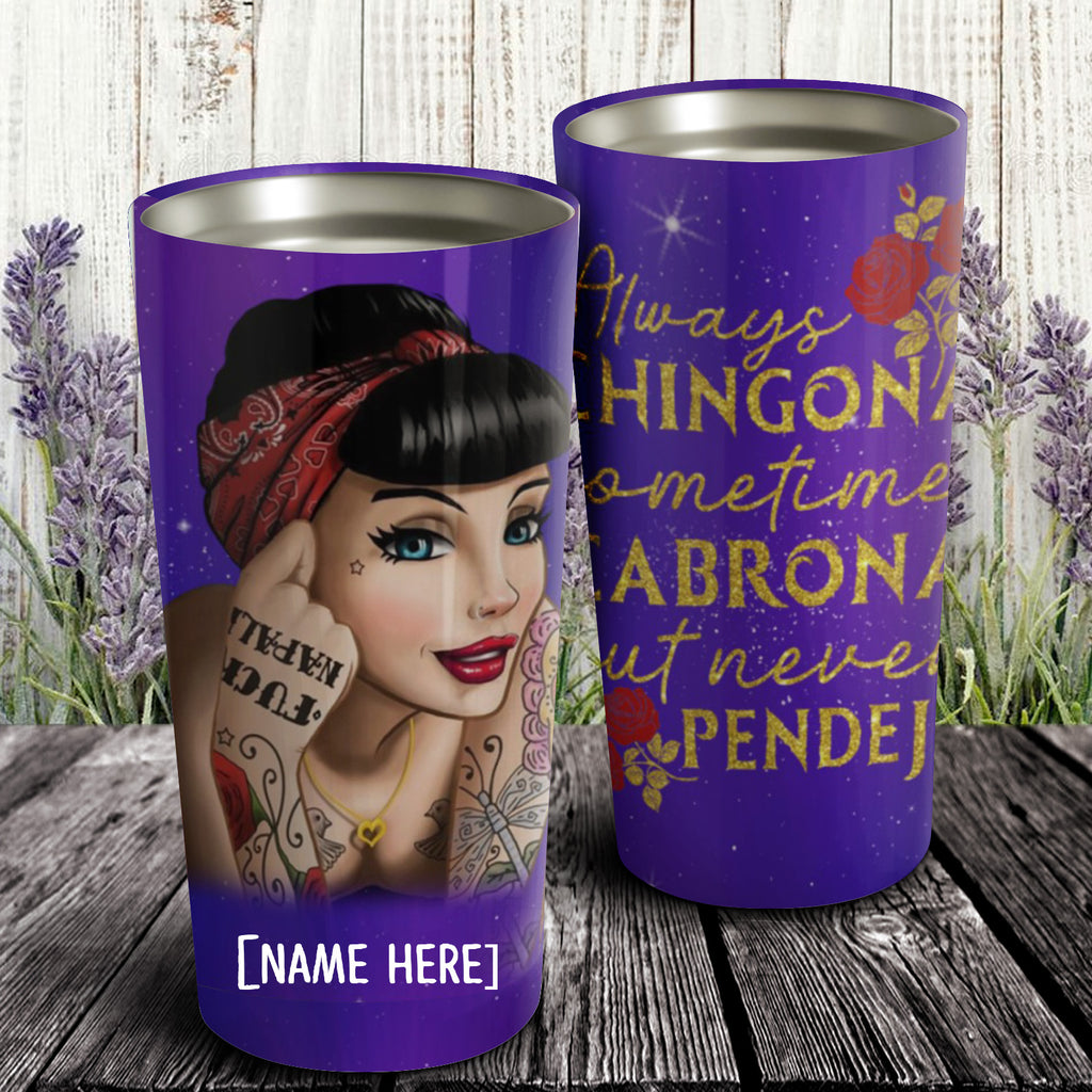 Latin Chingona Girl Tumbler