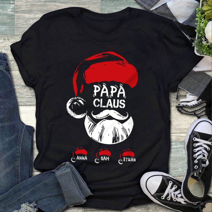 PAPA Claus Christmas Personalized Shirt