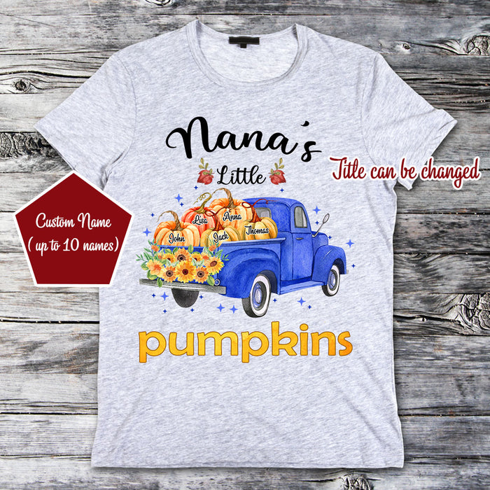 Little pumpkins T-shirt, Personalized T-shirt