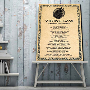 Viking law Canvas, Wall-art Canvas