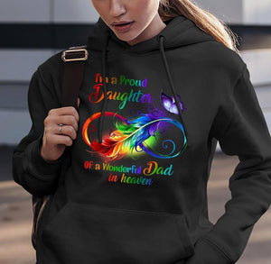 I'm A Proud Daughter Of A Wonderful Dad In Heaven, Gift for Dad T-shirt