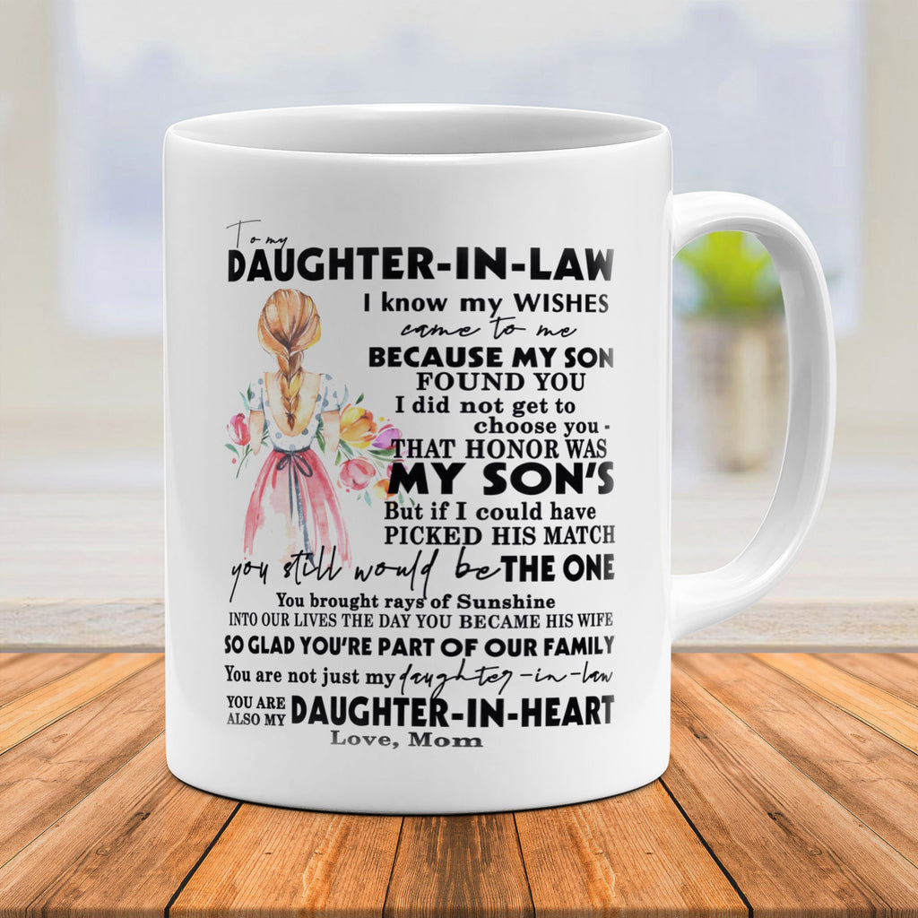 To My Daughter In Law Mug