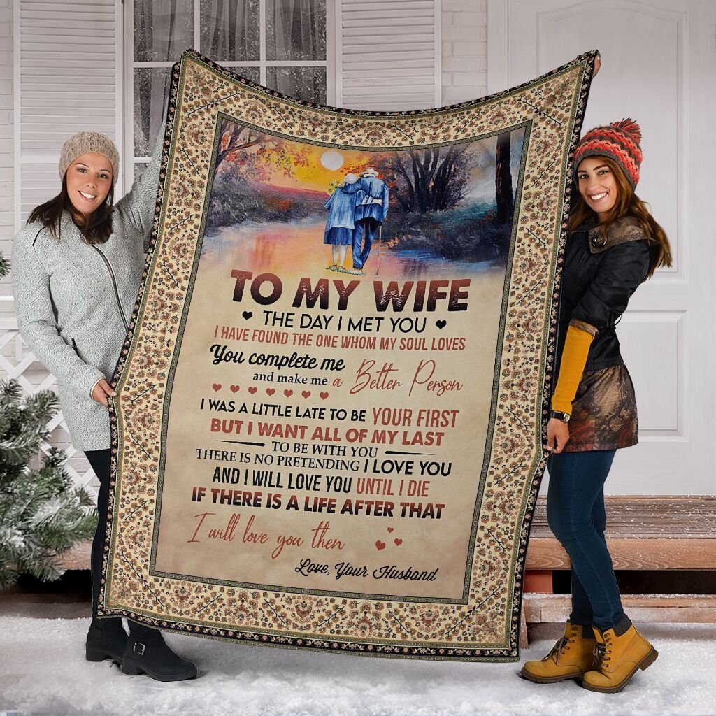 To My Wife I Want All Of My Last To Be With You Love Your Husband Blanket, Love letter blanket, Christmas Gift, Wife giftst