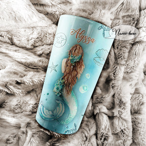 Mermaid My Demons Tried To Drown Me But I Could Breathe Under Water, Personalized Tumbler