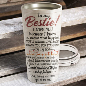 To my Bestie! you are my person, Gift for best Friends Tumbler, Personalized Tumbler