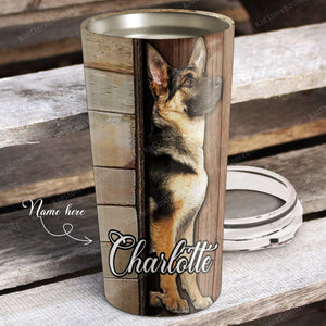 I am your friend, your Shepherd, Dogs lover Tumbler, Personalized Tumbler