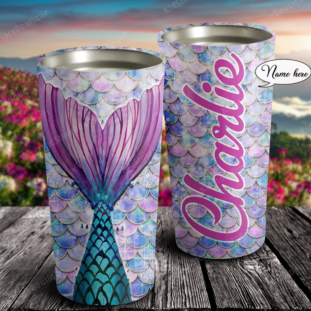 Personalized Mermaid Tumbler, Gift Idea