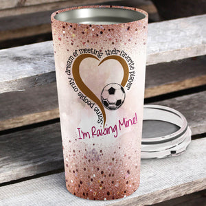 Mom Soccer I'm Raising Mine Personalized Tumbler - Mother's Day Gift, Mom Tumbler, Mom Cup