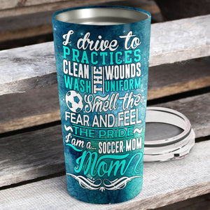 I Am Soccer Mom Personalized Tumbler - Mother's Day Gift, Mom Tumbler, Mom Cup