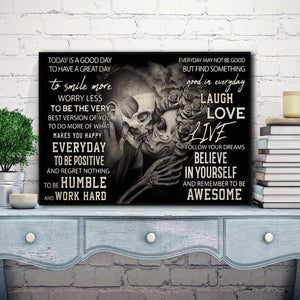 Today Is A Good Day To Have A Great day Horizontal 1,5 Framed Canvas -Canvas For Family Gift For Friend- Home Living- Wall Decor