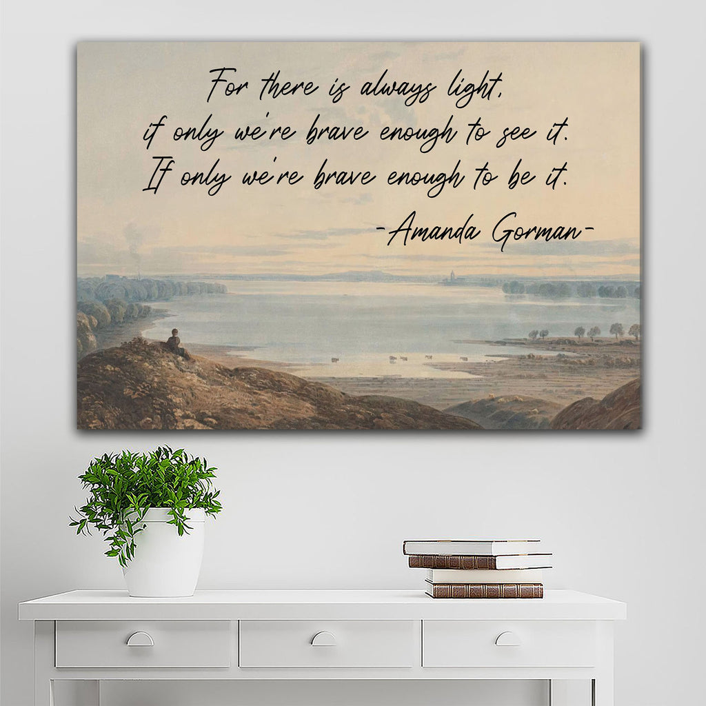 Amanda Gorman Poster - There Is Always Light - Inauguration 2021 Amanda Gorman | The Hill We Climb, Wall Art