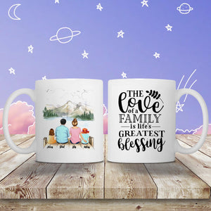 The Love of a Family is Life’s Greatest Blessing, Family Mugs, Personalized Mugs