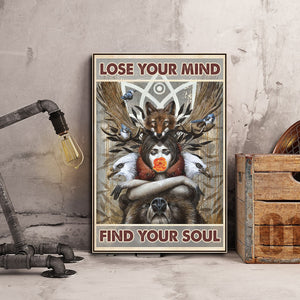 Lose My Mind Find My Soul - Lord of the Jungle Canvas, Gift for Her Canvas