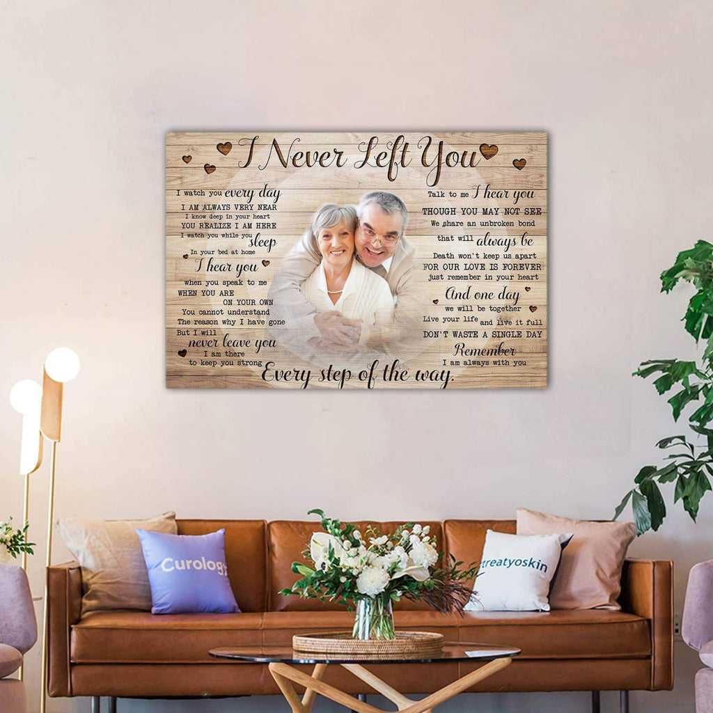 I am always with you every step of the way, Couple Canvas, Personalized Canvas